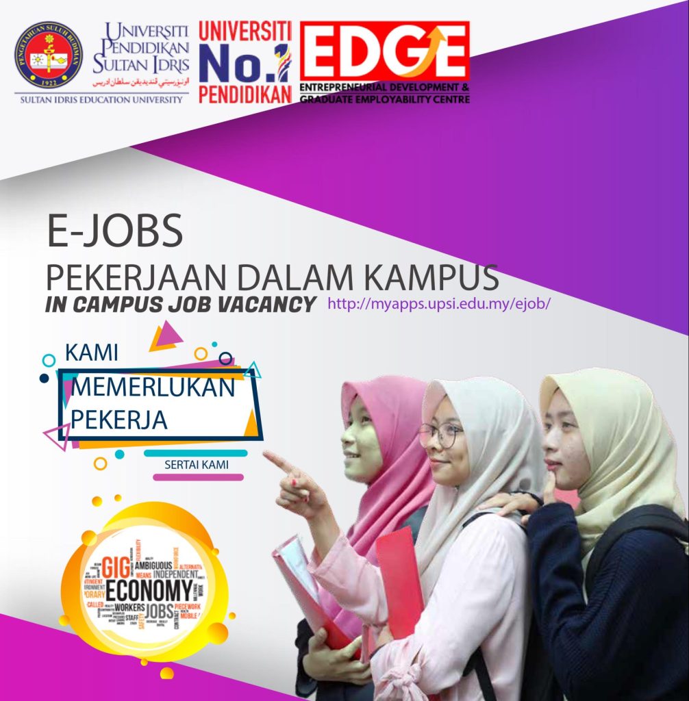 eJobs UPSI Pusat Pembangunan Keusahawanan dan Kebolehpasaran Graduan